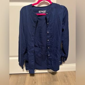 Greys Anatomy Scrub Jacket, Size Small, Navy
